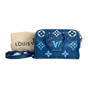 Louis Vuitton Monogram Blue Speedy 20